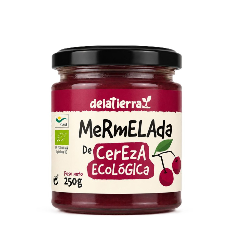 Cherry Jam, 250g delaTierra organic